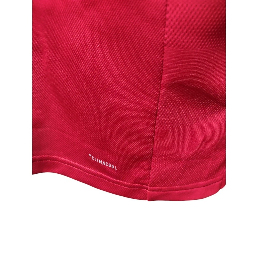 Adidas FAU Polo Mens Size 2XL Flint Area United Soccer Club Embroidered Logo Red - Picture 11 of 16